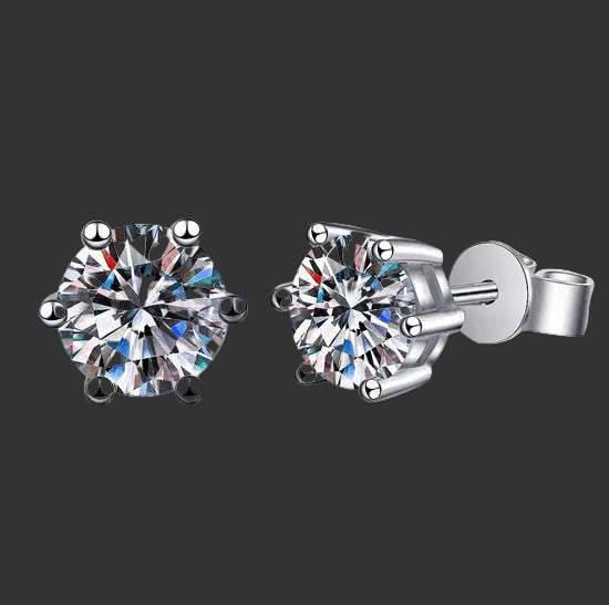 Stud Moissanite Earrings