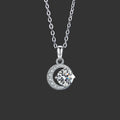 Moon Moissanite Necklace