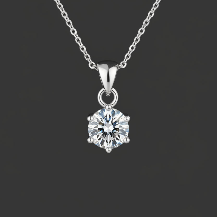 Six Dot Moissanite Necklace