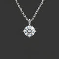 Round Moissanite Necklace