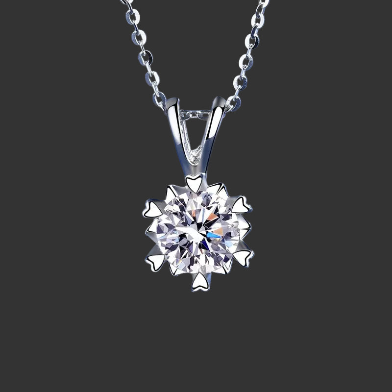Hexa Moissanite Necklace