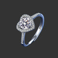 Heart Moissanite Ring