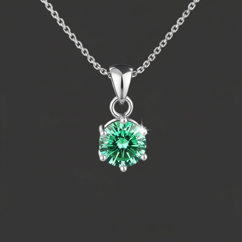 Six Dot Moissanite Necklace