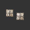 Cross Moissanite Earrings
