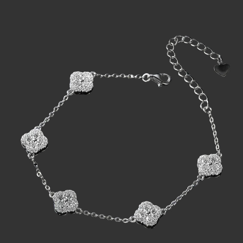 Flowers Moissanite Bracelet