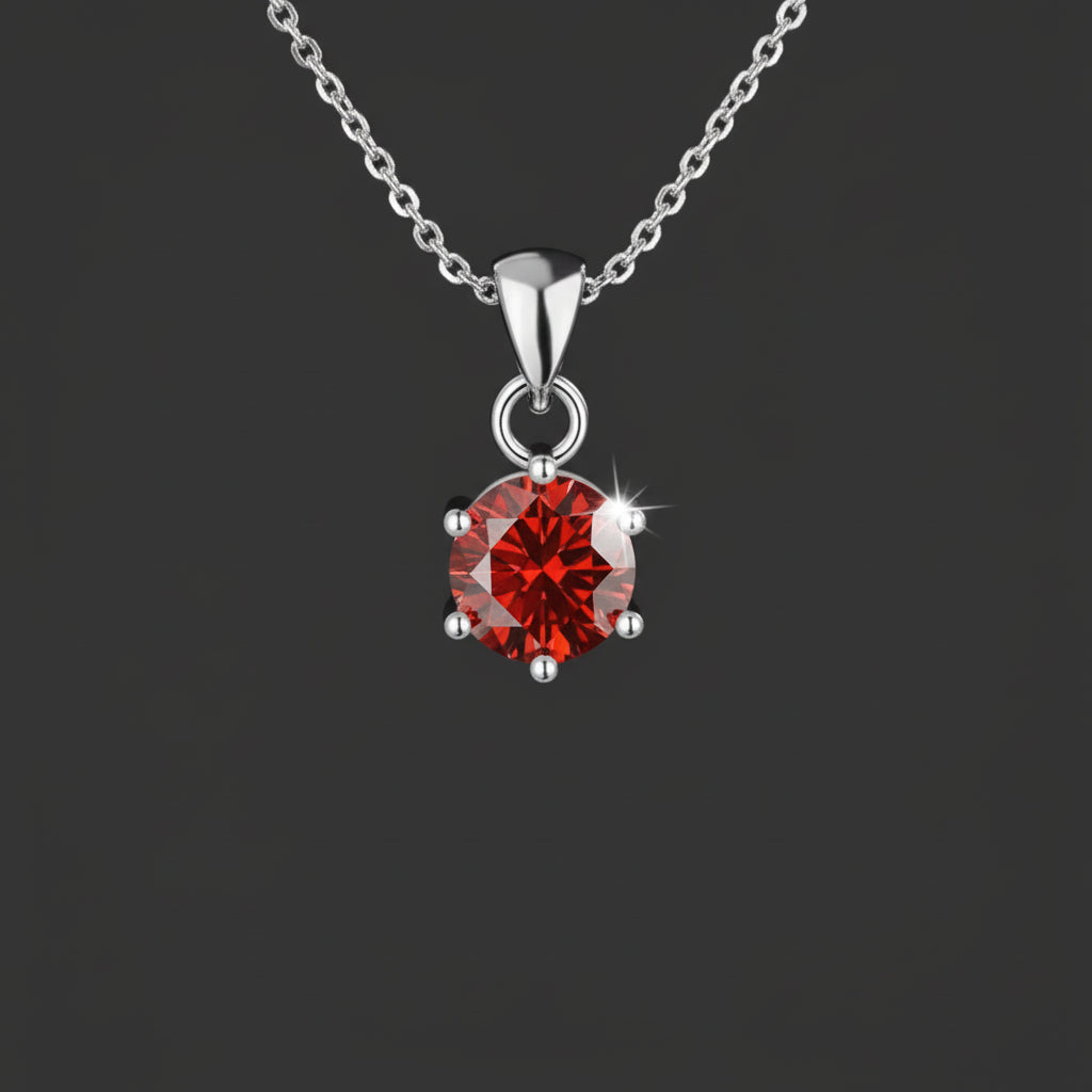 Six Dot Moissanite Necklace