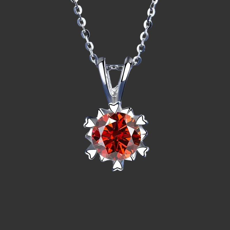 Hexa Moissanite Necklace