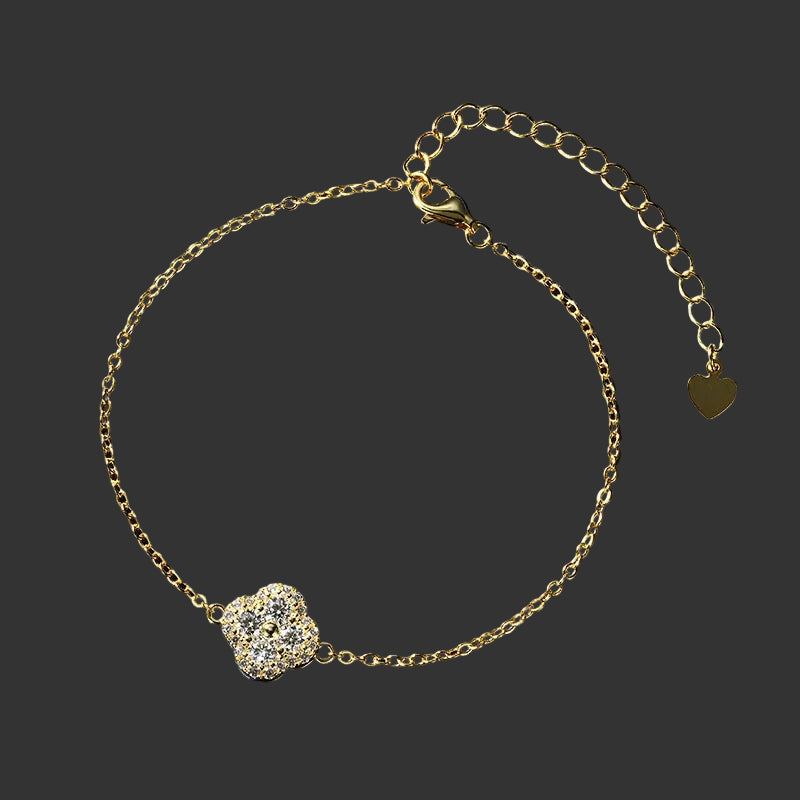 Leaf Moissanite Bracelet