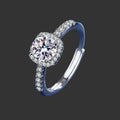 Square Moissanite Ring