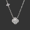 Flower Moissanite Necklace