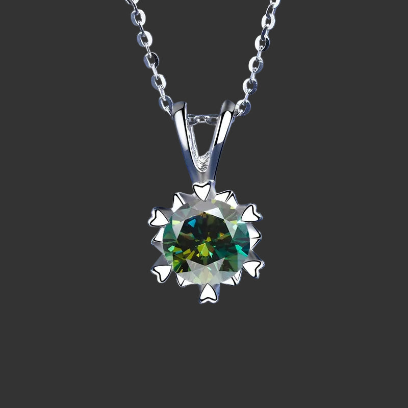 Hexa Moissanite Necklace