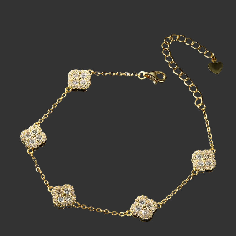 Flowers Moissanite Bracelet