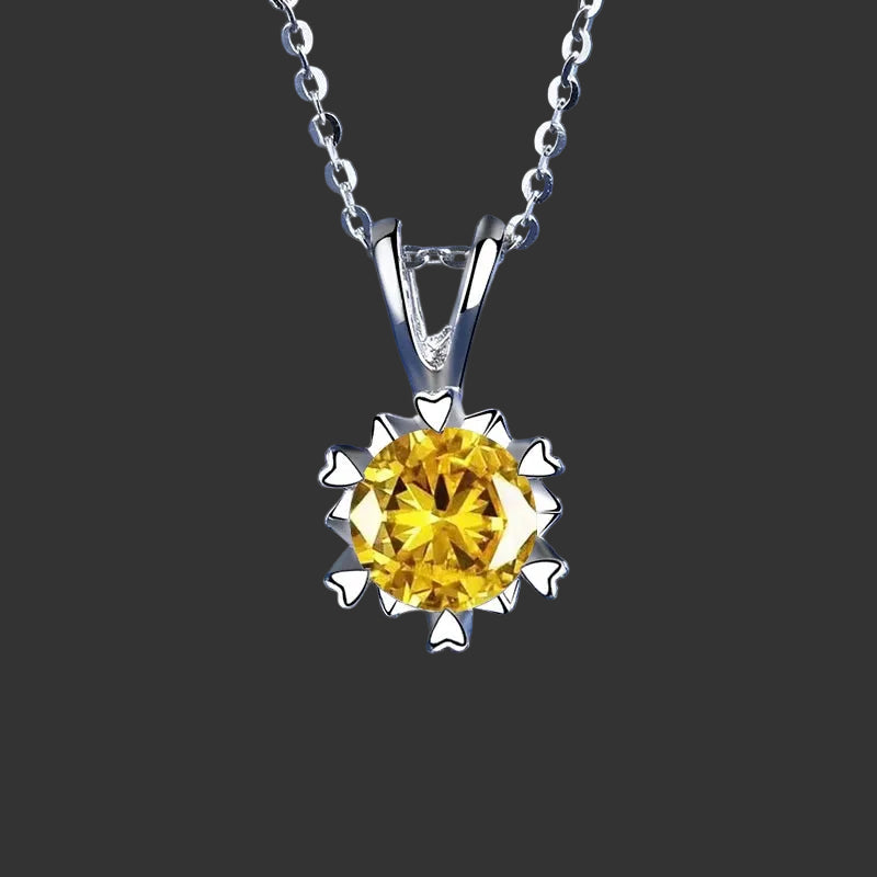 Hexa Moissanite Necklace